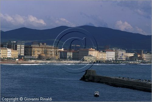 ITALY - TUSCANY - TOSCANA - LIVORNO - veduta dal mare