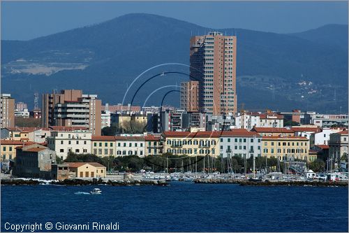 ITALY - TUSCANY - TOSCANA - LIVORNO - veduta del porto