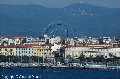 ITALY - TUSCANY - TOSCANA - LIVORNO - veduta del porto