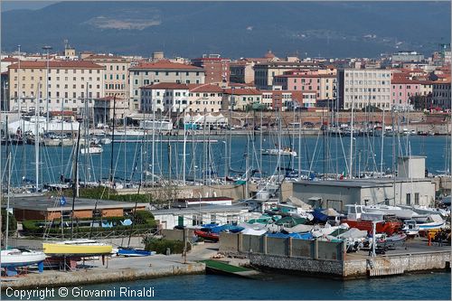 ITALY - TUSCANY - TOSCANA - LIVORNO - veduta del porto