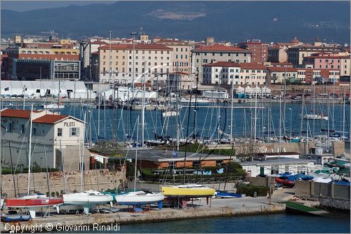 ITALY - TUSCANY - TOSCANA - LIVORNO - veduta del porto