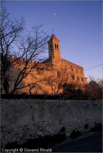 ITALY - TUSCANY - TOSCANA - BOLGHERI (LI) - il borgo con il Castello della Gherardesca