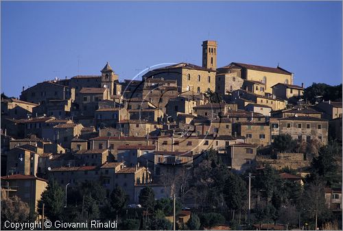 ITALY - TUSCANY - TOSCANA - Casale Marittimo (PI) - veduta del borgo