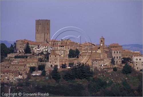 ITALY - TUSCANY - TOSCANA - Montecatini Val di Cecina (PI) - veduta del borgo