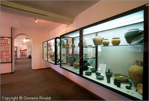 ITALY - ISCHIA DI CASTRO (VT) - Museo Comunale Pietro e Turiddo Lotti - veduta di una sala del museo