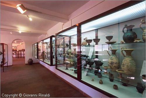 ITALY - ISCHIA DI CASTRO (VT) - Museo Comunale Pietro e Turiddo Lotti - veduta di una sala del museo