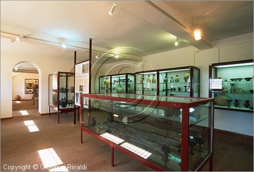 ITALY - ISCHIA DI CASTRO (VT) - Museo Comunale Pietro e Turiddo Lotti - veduta di una sala del museo