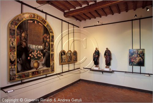 ITALY - PIENZA (SI) - Museo Diocesano d'Arte Sacra - sala 7: pittura senese del '500