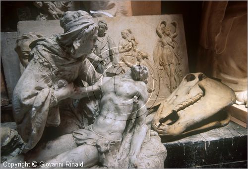 ROMA
Museo Canova-Tadolini
sala interna
bozzetti e cranio di cavallo per studi anatomici