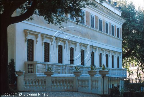 ROMA
Villa Torlonia
Museo del Casino dei Principi
esterno
veduta del lato est