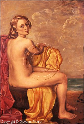 ROMA
Casa-Museo Giorgio De Chirico
nel Palazzo dei Borgognoni in piazza di Spagna
"ritratto di Isa con drappo giallo e rosa"