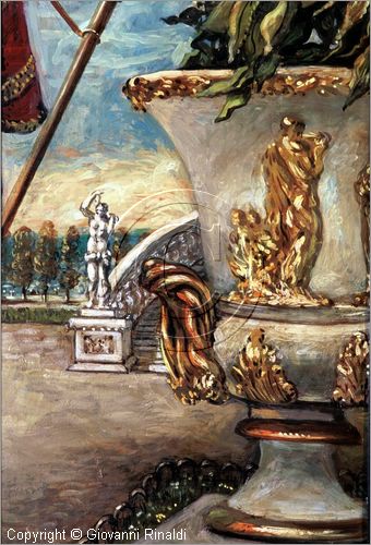 ROMA
Casa-Museo Giorgio De Chirico
nel Palazzo dei Borgognoni in piazza di Spagna
"autoritratto nel parco" del 1959 (particolare)