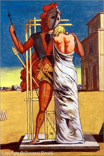 ROMA
Casa-Museo Giorgio De Chirico
nel Palazzo dei Borgognoni in piazza di Spagna
"Ettore e Andromaca (Pianto d'amore)" dipinto nel 1974