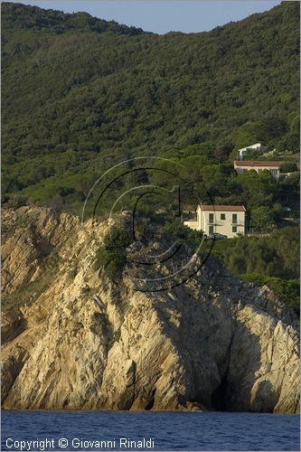 ITALY - TUSCANY - TOSCANA - ISOLA D'ELBA (LI) - la costa a nord di Portoferraio vista dal mare