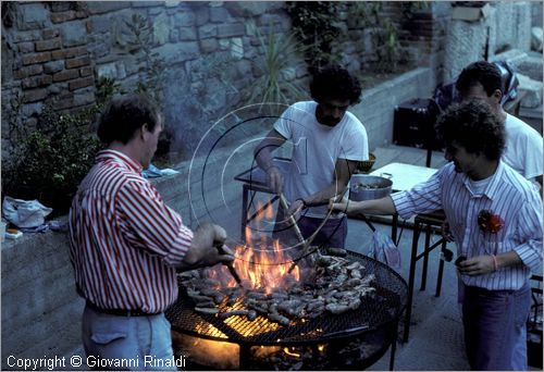 ITALY - AREZZO - Giostra del Saracino (ultima domenica di agosto e prima di settembre)
cena propiziatoria