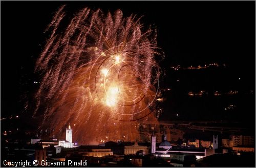 ITALY - ASCOLI PICENO
La Quintana (prima domenica di agosto)
fuochi artificiali