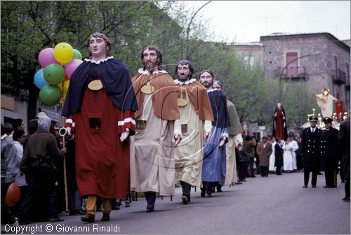 ITALY - SAN CATALDO (CL)
Sfilata degli Apostoli Giganti (Domenica di Pasqua)