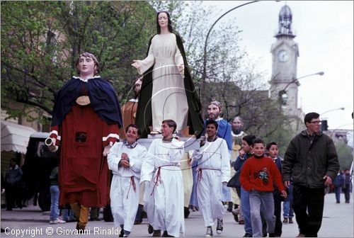 ITALY - SAN CATALDO (CL)
Sfilata degli Apostoli Giganti (Domenica di Pasqua)