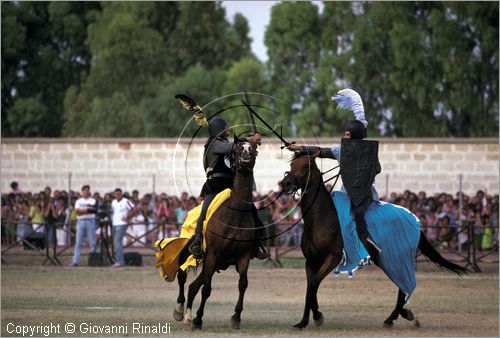 ITALY - ORIA (BR)
Corteo Storico di Federico II e Torneo dei Rioni (prima decade di agosto)
rievocazione del 10 Agosto del 1225 quando Federico II giunse in Oria con la sua corte per attendere la promessa sposa, Isabella di Brienne