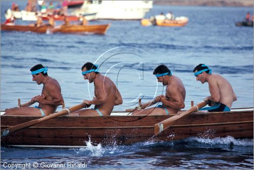 ITALY - PORTO SANTO STEFANO (GR)
Palio Marinaro dei 4 rioni (15 agosto)
la regata