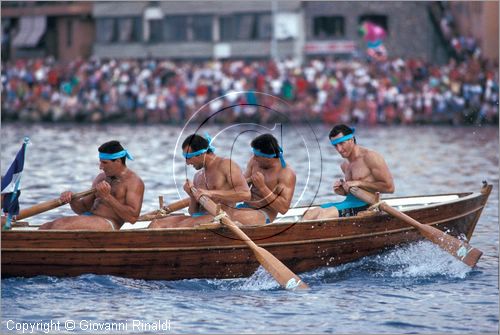 ITALY - PORTO SANTO STEFANO (GR)
Palio Marinaro dei 4 rioni (15 agosto)
la regata