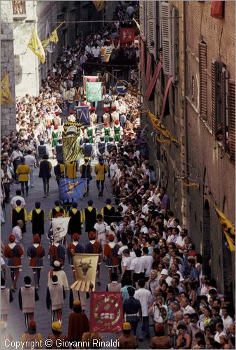 ITALY - SIENA
Il Palio (2 luglio e 16 agosto)
Corteo Storico in Via del Capitano