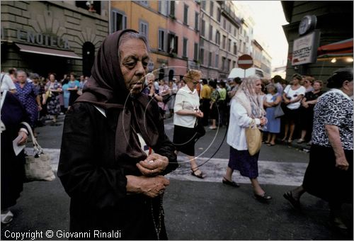 ITALY - ROMA - Trastevere
Festa di Santa Maria del Carmine (luglio)
processione