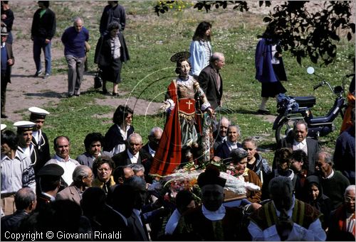 ITALY - CAGLIARI
Sagra di Sant'Efisio (1-4 maggio)
la processione porta la statua del Santo in un cocchio trainato da buoi dalla chiesa di Stampace a Cagliari fino a Nora, luogo del martirio.