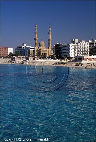 EGYPT - Marsa Matrouh - la spiaggia e la Moschea