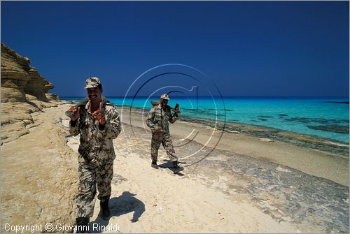 EGYPT - Marsa Matrouh - tratto di costa a circa 25 chilometri ad ovest della citt presso Ageebah Beach