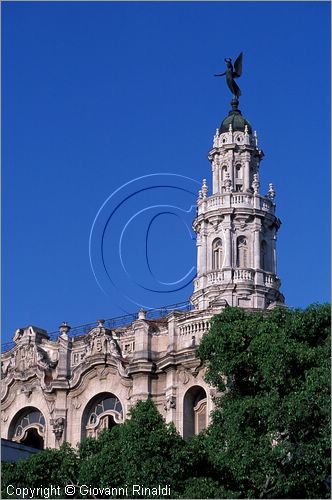 CUBA - HAVANA - Parque Central, particolare del Gran Teatro