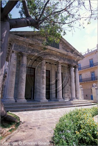 CUBA - HAVANA - La Habana Vieja - El Templete del 1828 eretto nel sito del primo insediamento di San Cristobal de la Habana nel 1519