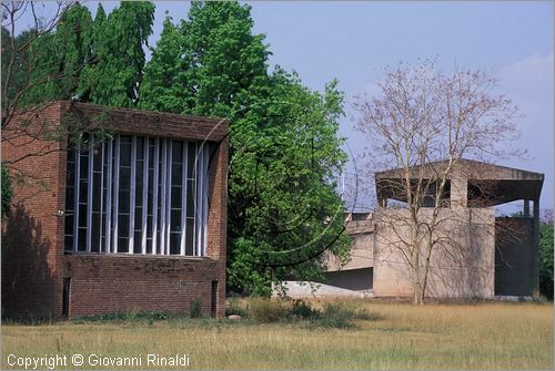 INDIA (PUNJAB) - CHANDIGARH - citt interamente progettata da Le Corbusier negli anni '50 - settore 10 - Edificio del Museo di Storia Naturale