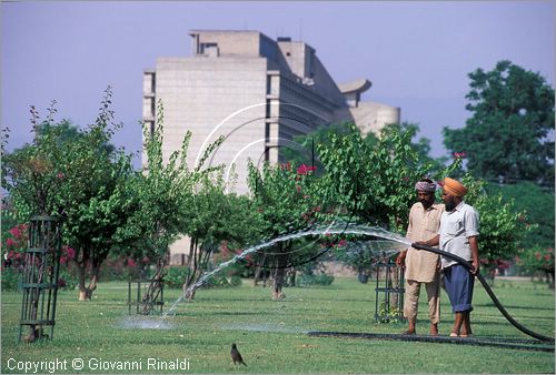 INDIA (PUNJAB) - CHANDIGARH - citt interamente progettata da Le Corbusier negli anni '50 - Giardino delle Buganvilee