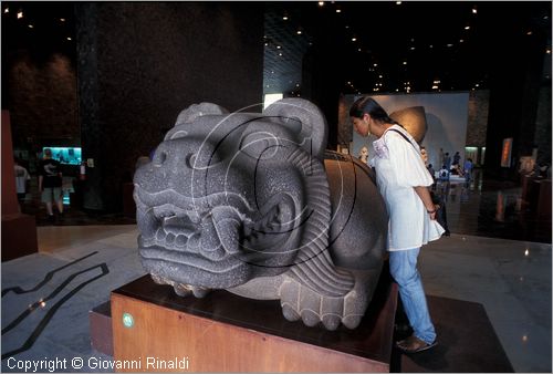 MEXICO - Citt del Messico - Museo Nazionale di Antropologia e di Storia - sezione dedicata alle culture precolombiane