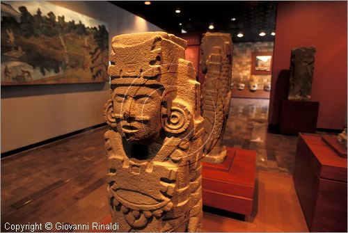 MEXICO - Citt del Messico - Museo Nazionale di Antropologia e di Storia - sezione dedicata alle culture precolombiane