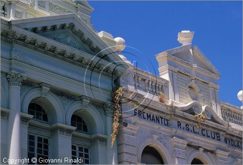 AUSTRALIA OCCIDENTALE - Fremantle - High Street - particolare architettonico