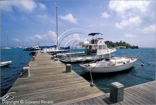 CARAIBI - ISOLE VERGINI AMERICANE - ISOLA DI ST.CROIX - Christiansted - il porto