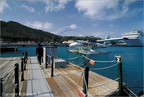 CARAIBI - ISOLE VERGINI AMERICANE - ISOLA DI ST.THOMAS - Charlotte Amalie - porto e idrovolante