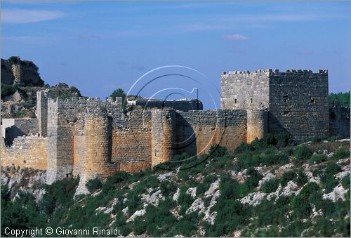 SYRIA - Cittadella del Saladino (Qual'at Salah ad-Din) - fortezza prima dei crociati e poi sotto il controllo dei mamelucchi dal 1272 grazie al sultano Baibars - veduta