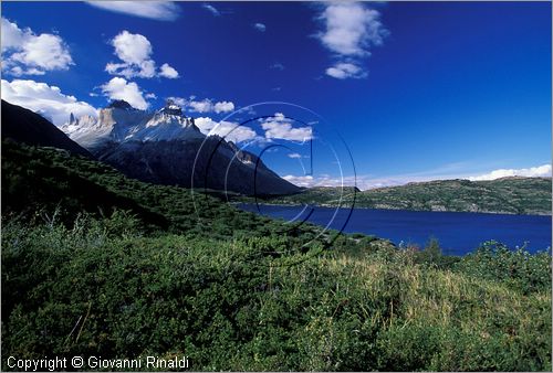 CILE - CHILE - PATAGONIA - Parco Nazionale Torres del Paine - Cuernos del Paine e lago Skottsberg