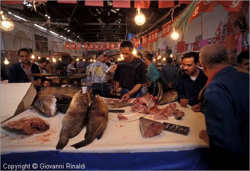 TUNISIA - TUNISI - La Medina - Grande Mercato coperto